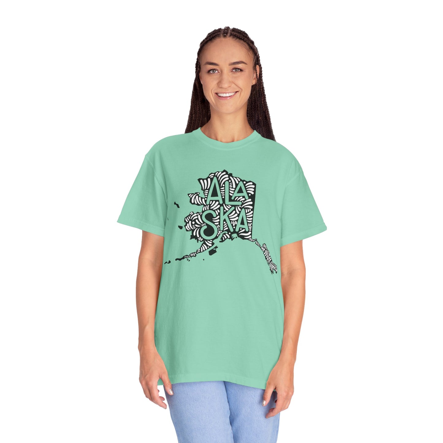 Alaska "Woodcut Series" T-Shirt - 14 Colors in 7 Sizes Available!