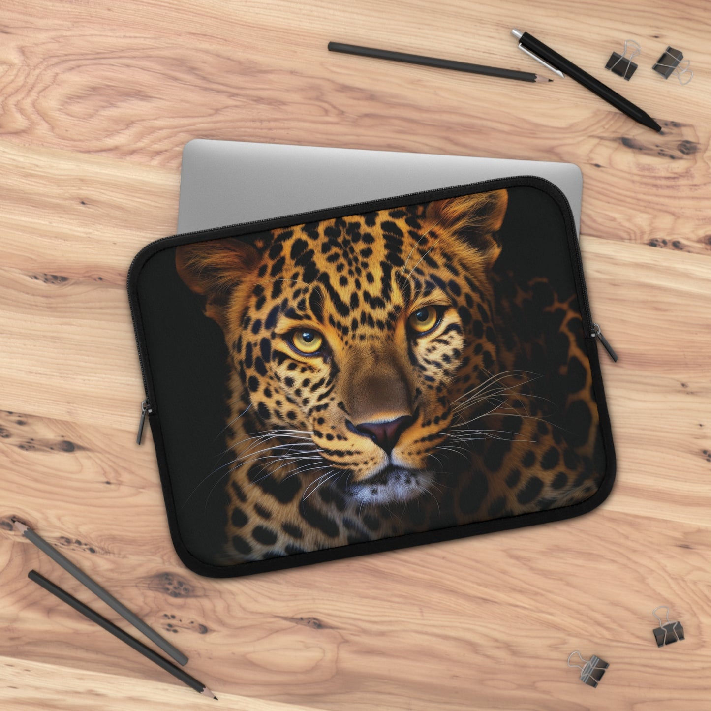 Cheetah Stare (Dark) Laptop Sleeve - Available in 5 Sizes!