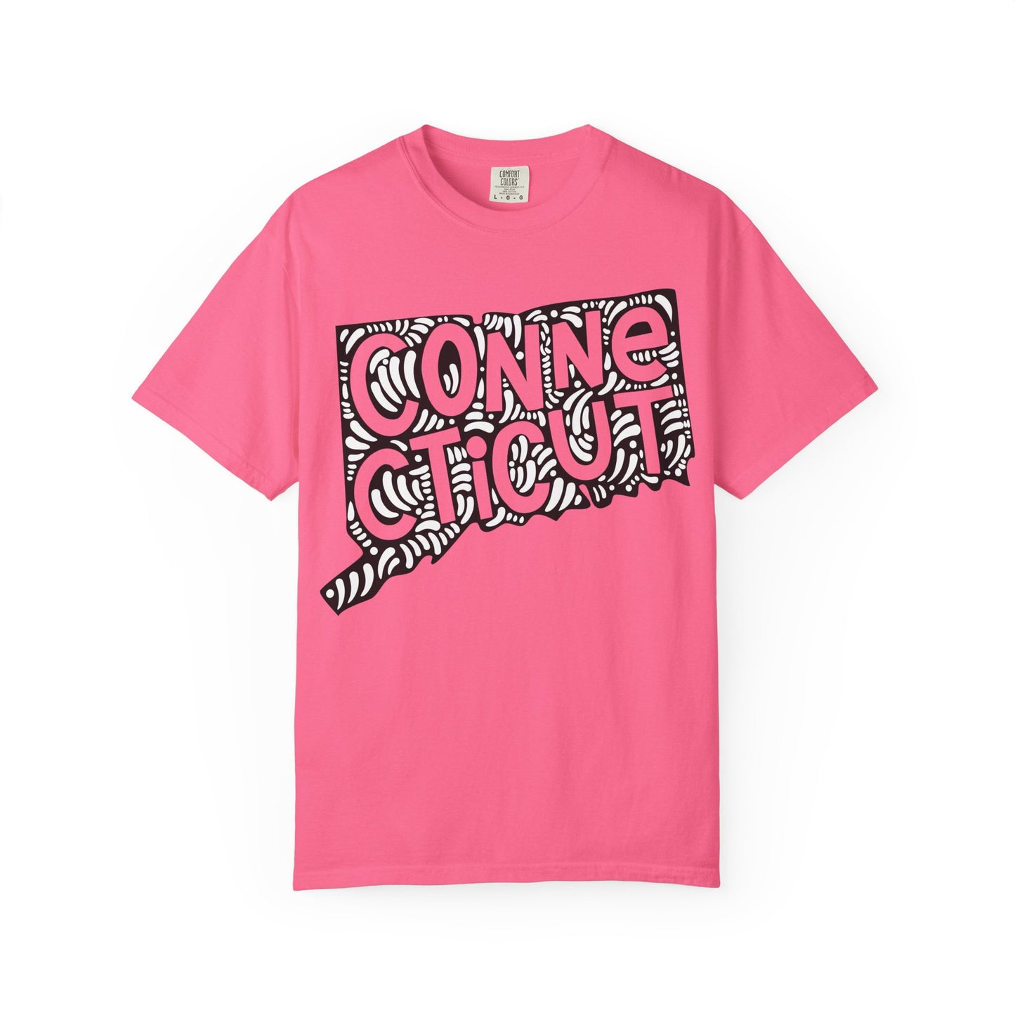 Connecticut "Woodcut Series" T-Shirt - 14 Colors in 7 Sizes Available!