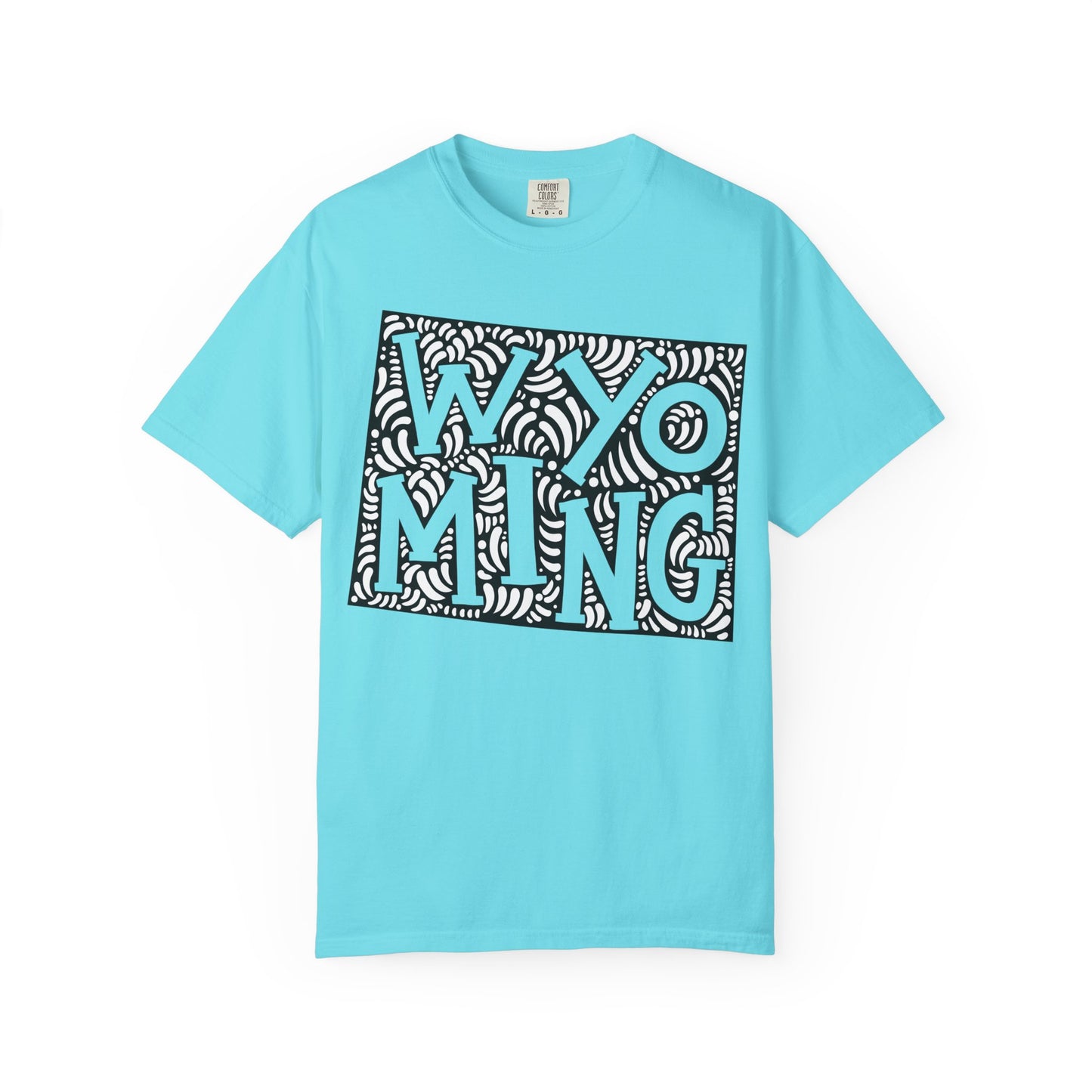 Wyoming "Woodcut Series" T-Shirt - 14 Colors in 7 Sizes Available!
