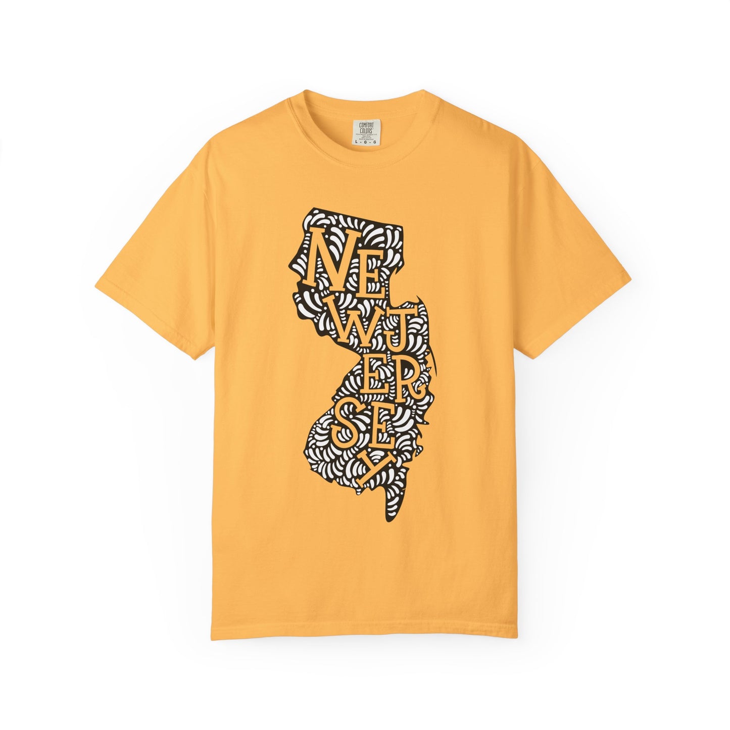 New Jersey "Woodcut Series" T-Shirt - 14 Colors in 7 Sizes Available!