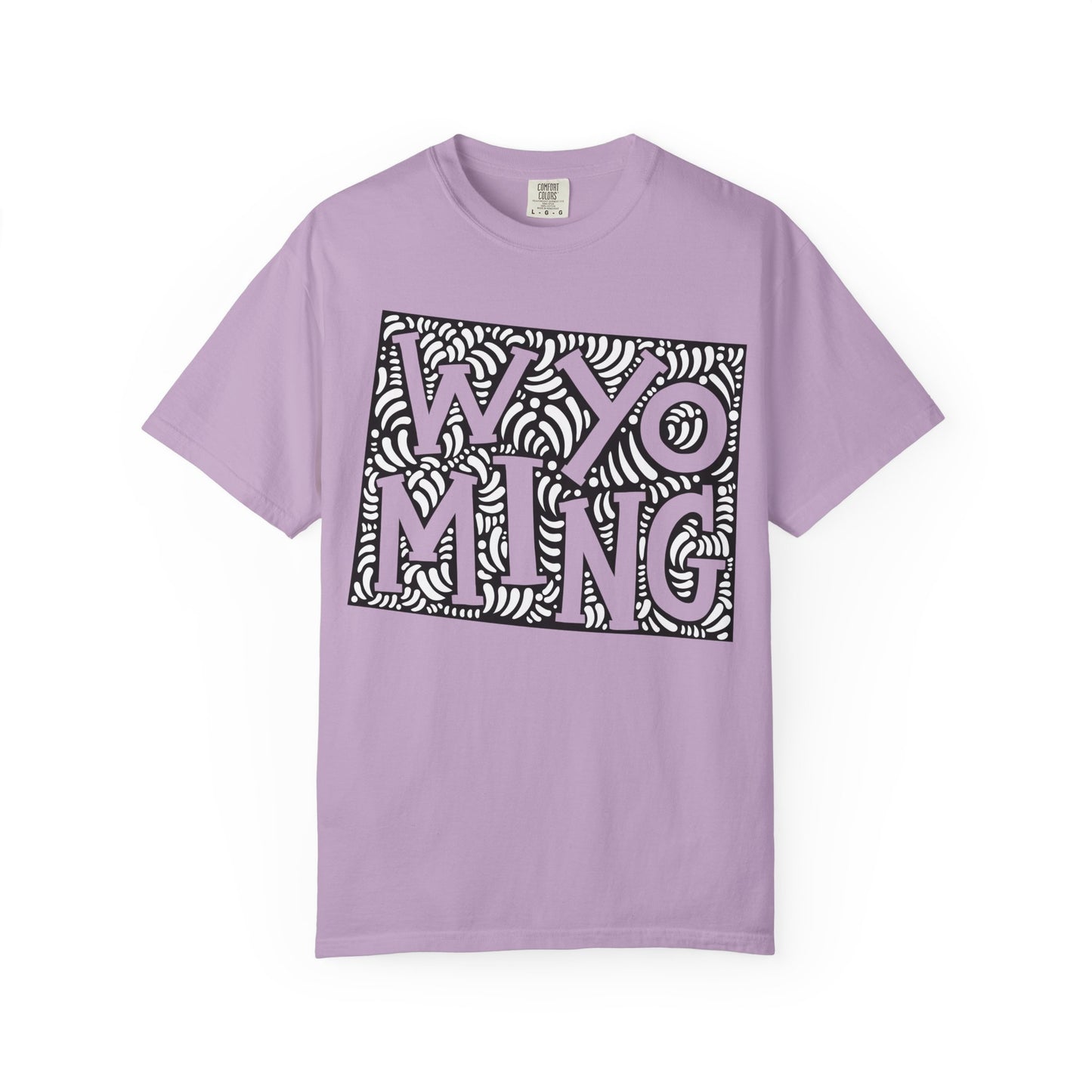 Wyoming "Woodcut Series" T-Shirt - 14 Colors in 7 Sizes Available!