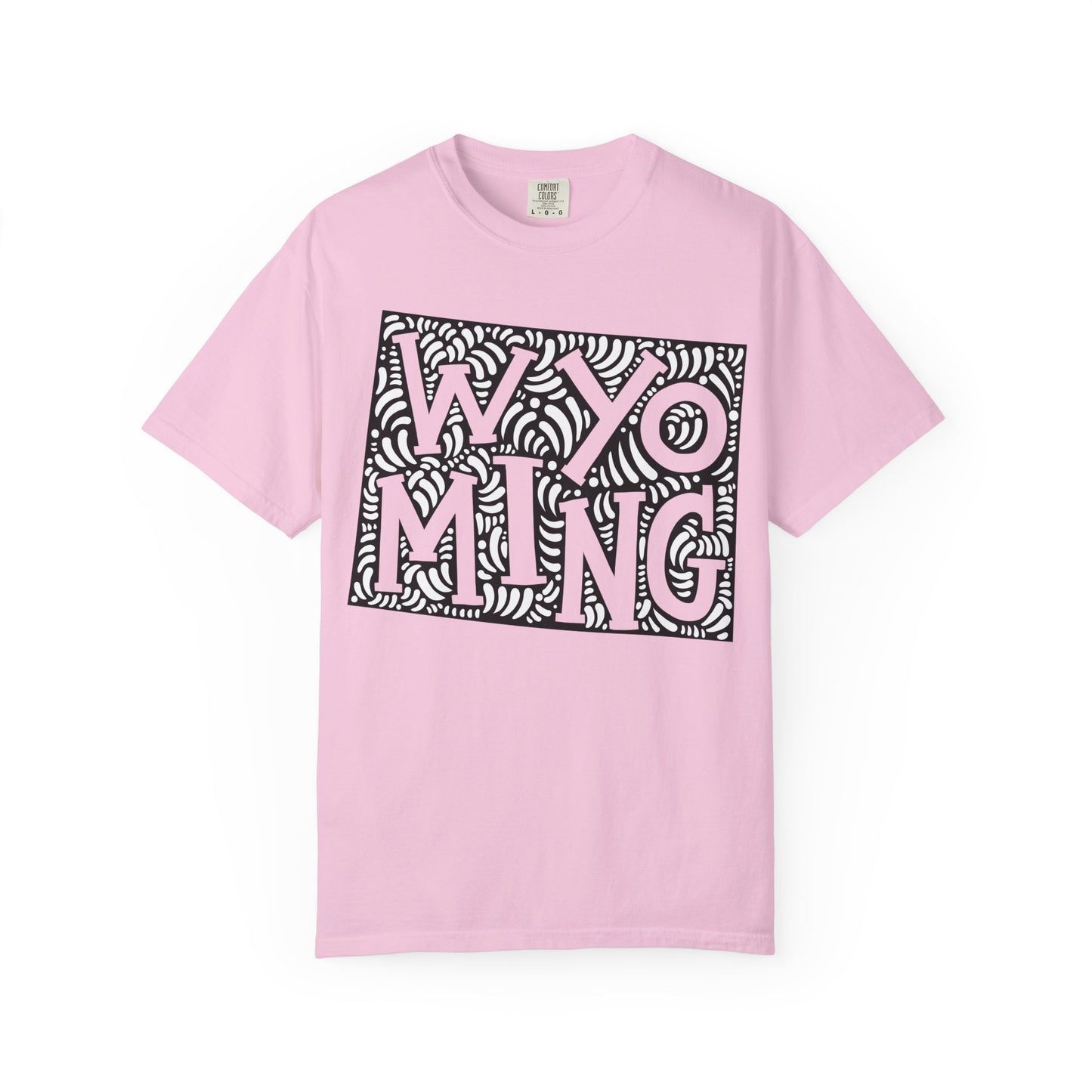 Wyoming "Woodcut Series" T-Shirt - 14 Colors in 7 Sizes Available!