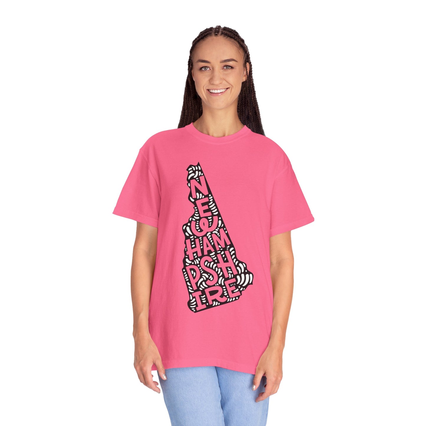 New Hampshire "Woodcut Series" T-Shirt - 14 Colors in 7 Sizes Available!
