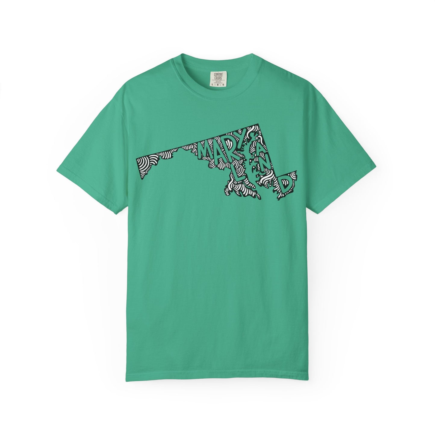 Maryland "Woodcut Series" T-Shirt - 14 Colors in 7 Sizes Available!