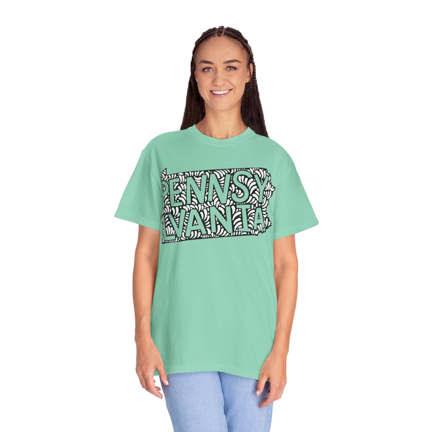 Pennsylvania "Woodcut Series" T-Shirt - 14 Colors in 7 Sizes Available!