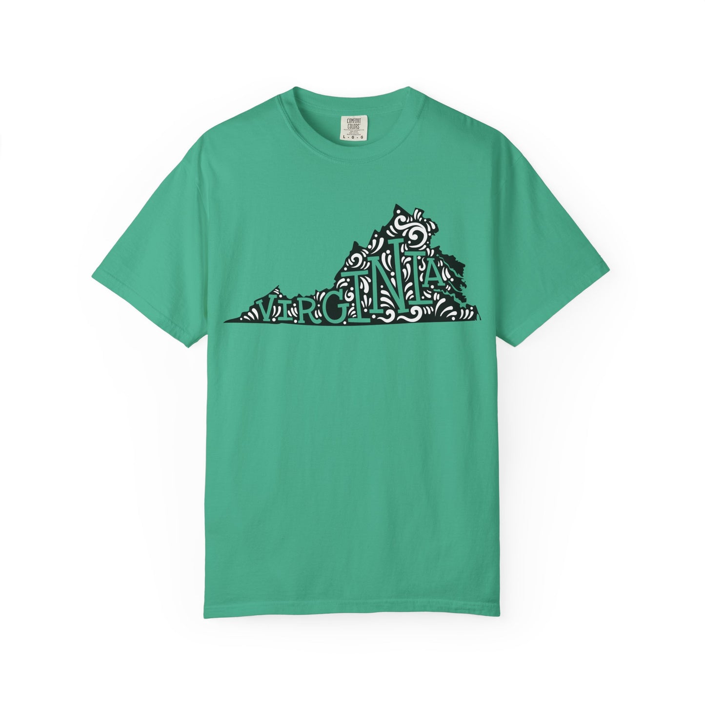 Virginia "Woodcut Series" T-Shirt - 14 Colors in 7 Sizes Available!