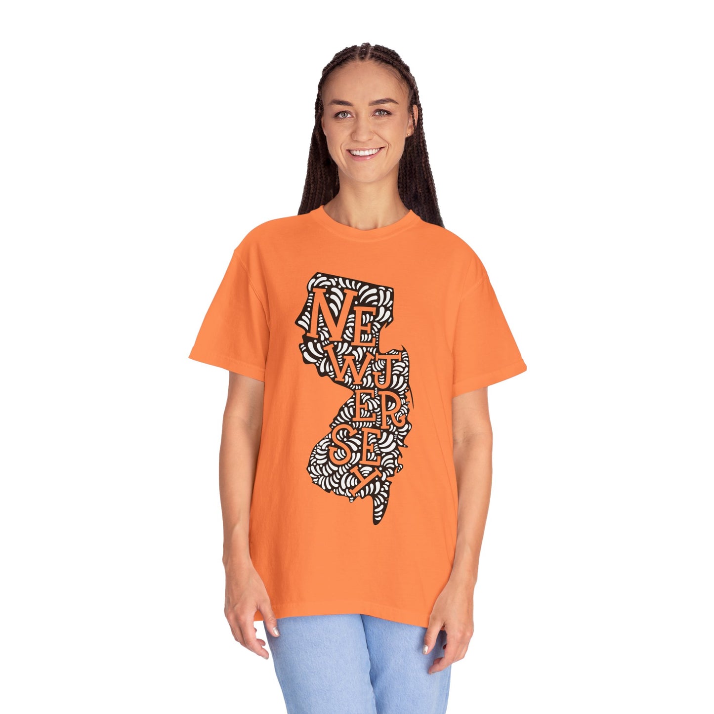 New Jersey "Woodcut Series" T-Shirt - 14 Colors in 7 Sizes Available!