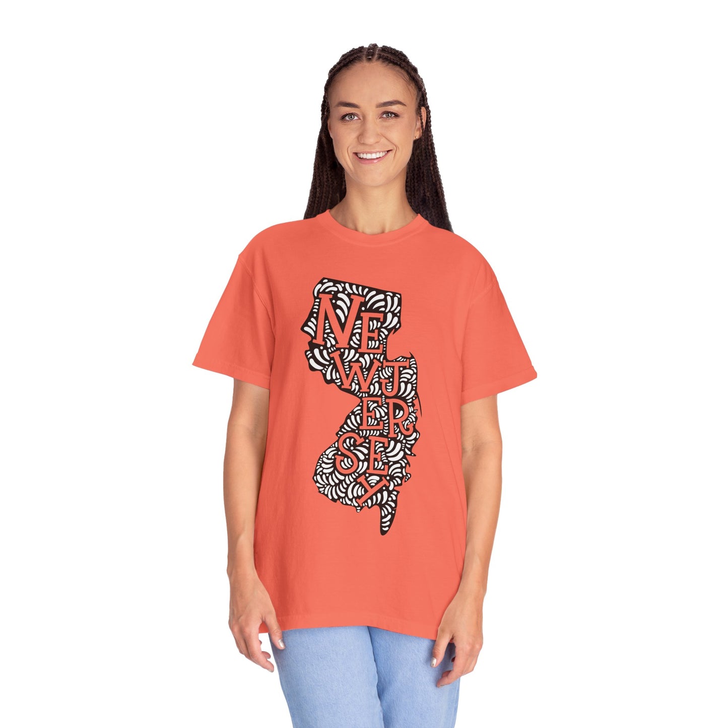 New Jersey "Woodcut Series" T-Shirt - 14 Colors in 7 Sizes Available!