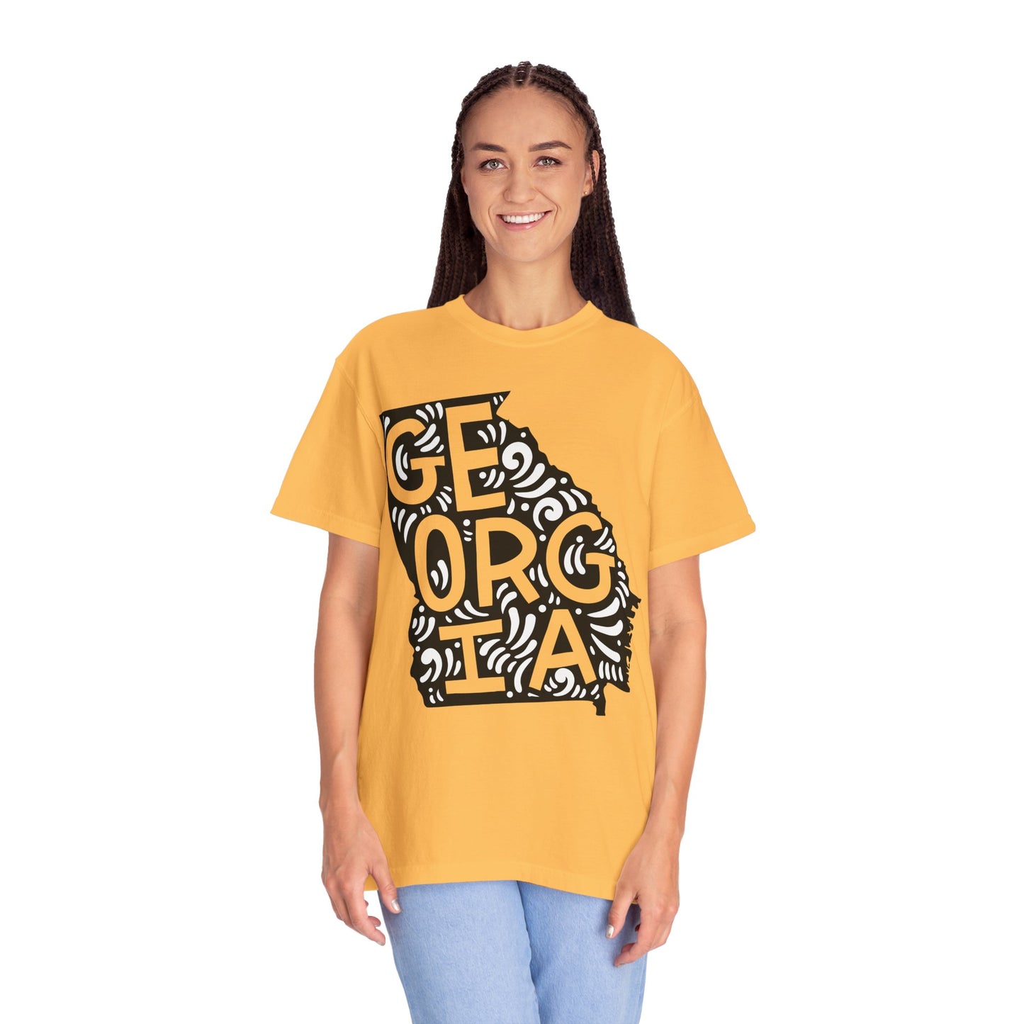 Georgia "Woodcut Series" T-Shirt - 14 Colors in 7 Sizes Available!
