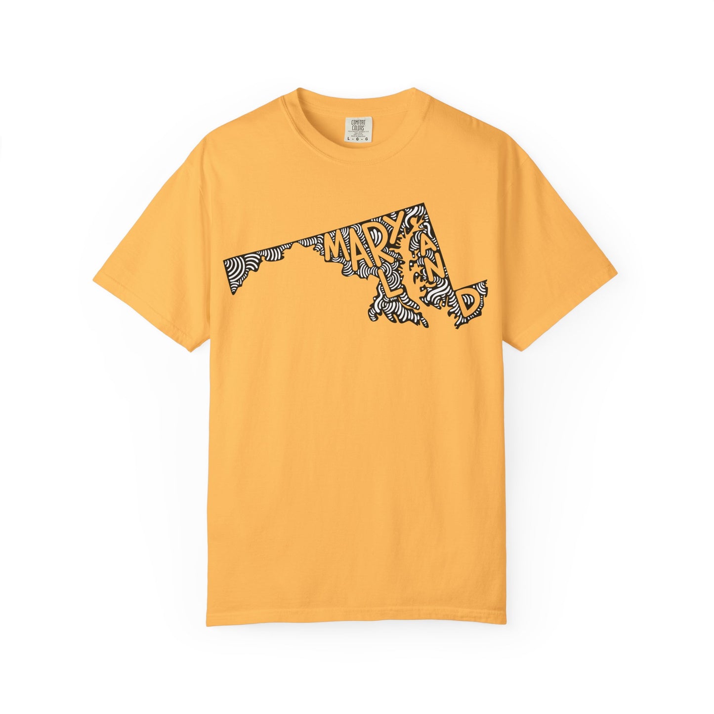 Maryland "Woodcut Series" T-Shirt - 14 Colors in 7 Sizes Available!
