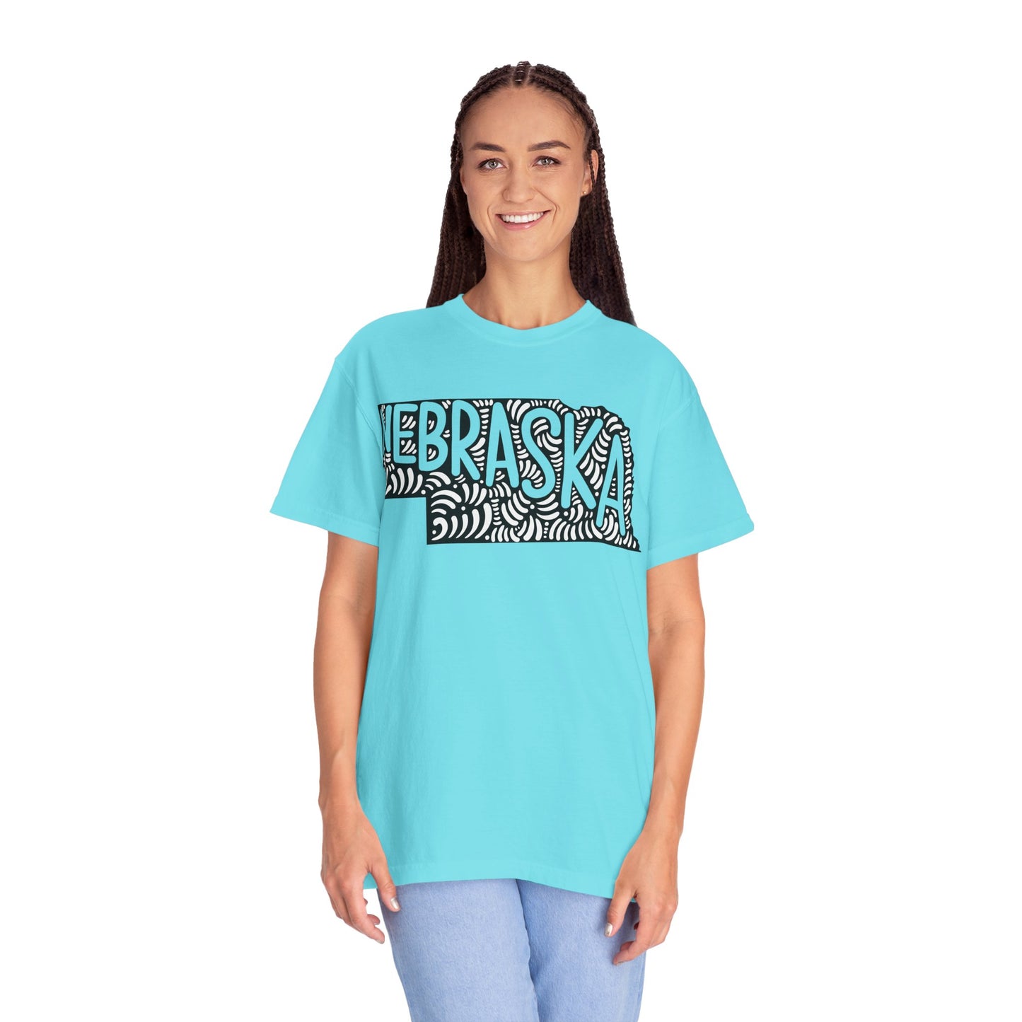 Nebraska "Woodcut Series" T-Shirt - 14 Colors in 7 Sizes Available!