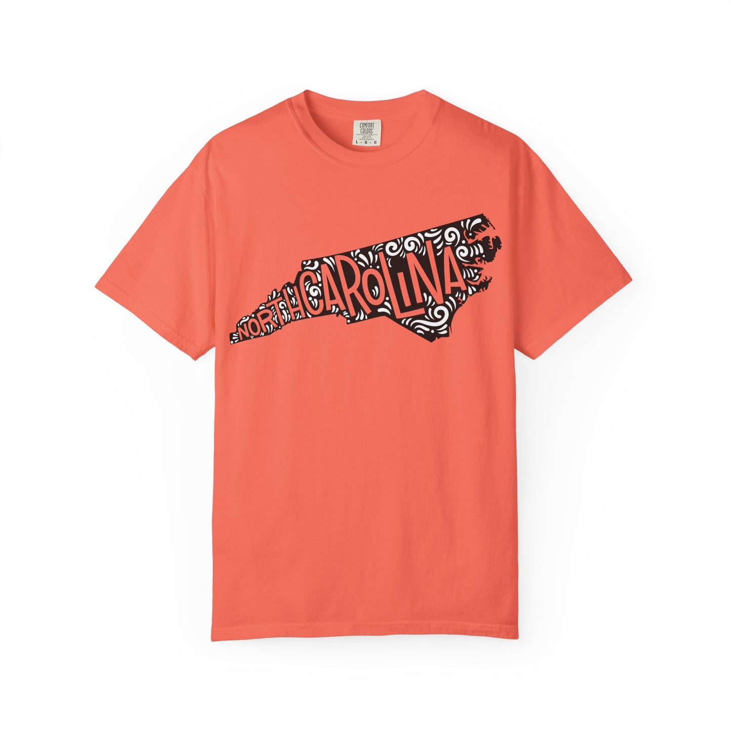 North Carolina "Woodcut Series" T-Shirt - 14 Colors in 7 Sizes Available!