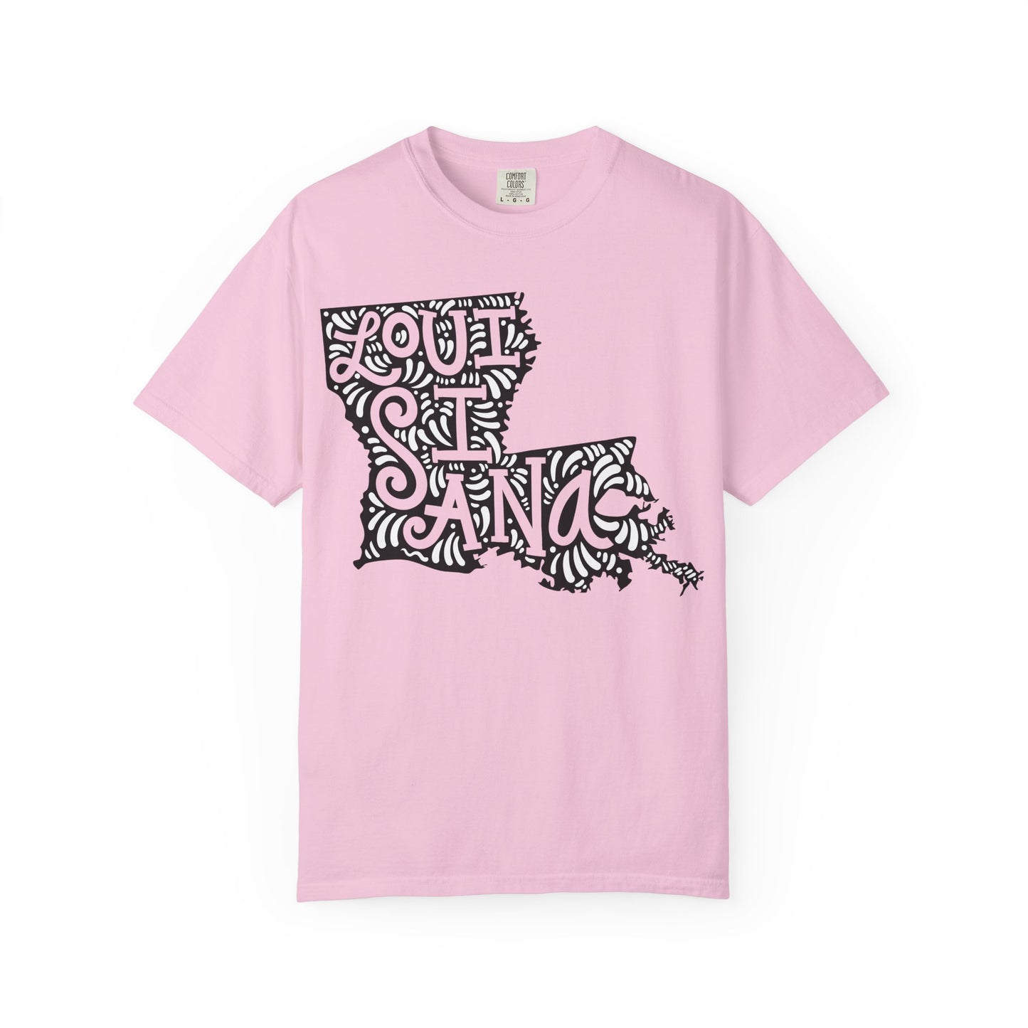 Louisiana "Woodcut Series" T-Shirt - 14 Colors in 7 Sizes Available!