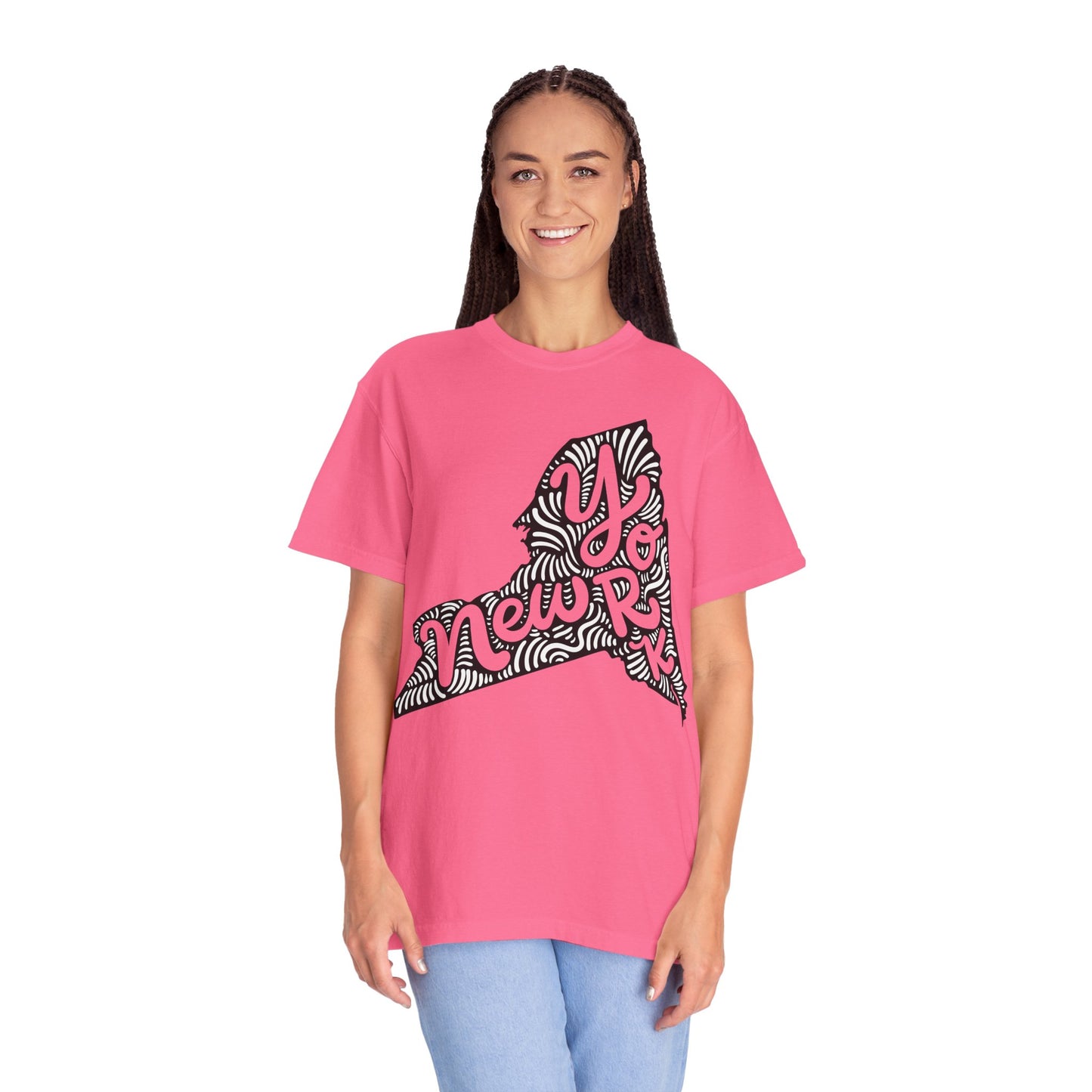 New York "Woodcut Series" T-Shirt - 14 Colors in 7 Sizes Available!