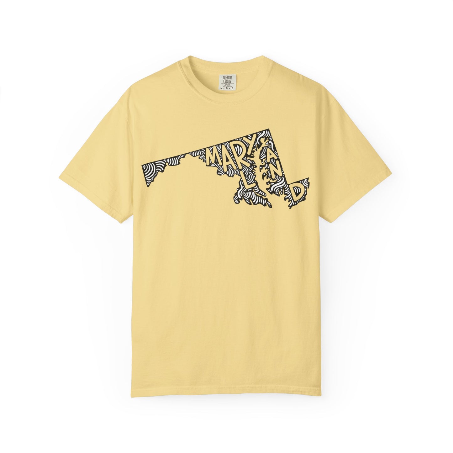 Maryland "Woodcut Series" T-Shirt - 14 Colors in 7 Sizes Available!