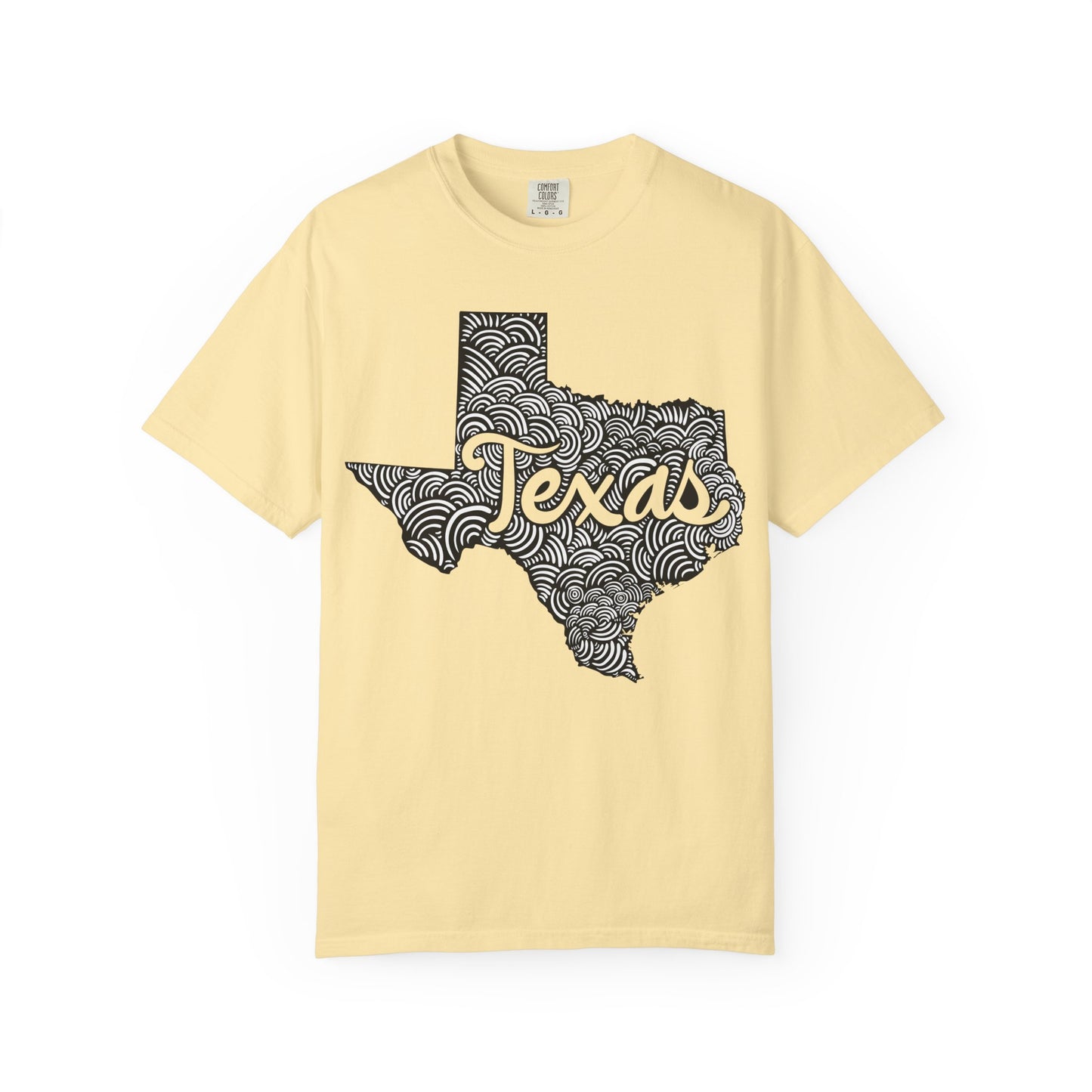Texas "Woodcut Series" T-Shirt - 14 Colors in 7 Sizes Available!