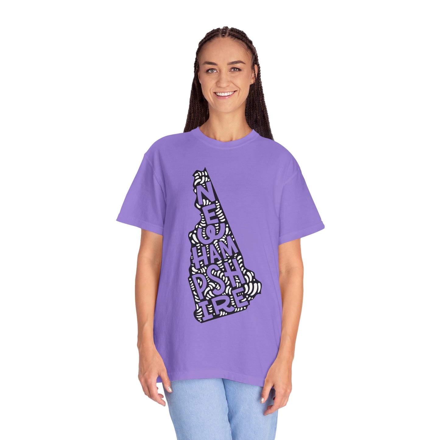 New Hampshire "Woodcut Series" T-Shirt - 14 Colors in 7 Sizes Available!