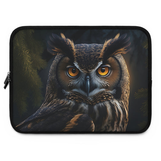 Owl Stare Laptop Sleeve - Available in 5 Sizes!