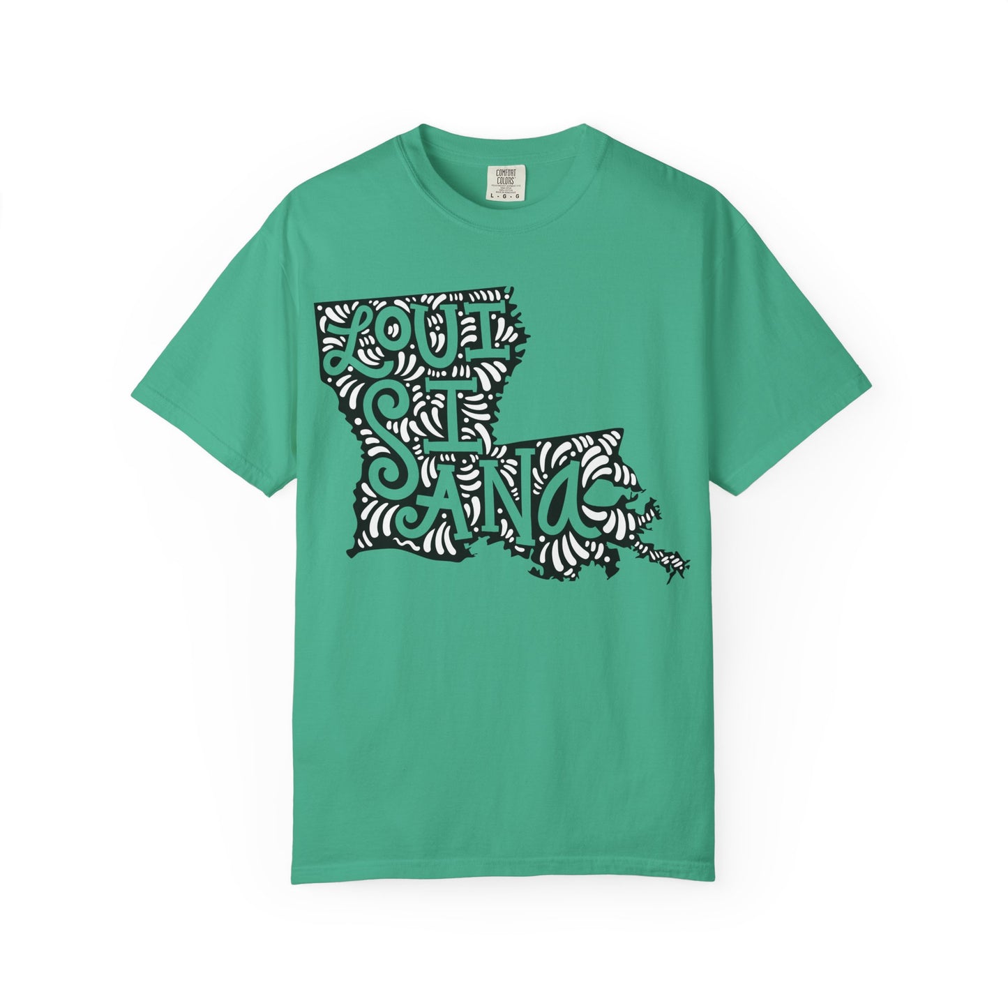 Louisiana "Woodcut Series" T-Shirt - 14 Colors in 7 Sizes Available!