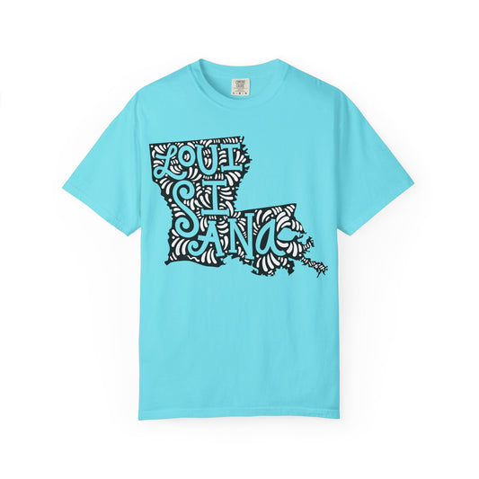 Louisiana "Woodcut Series" T-Shirt - 14 Colors in 7 Sizes Available!