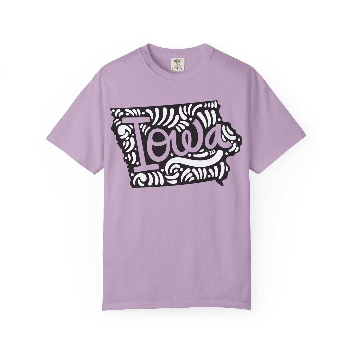 Iowa "Woodcut Series" T-Shirt - 14 Colors in 7 Sizes Available!