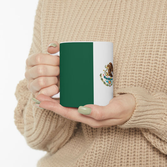 Mexico Flag Ceramic Mug - Available in 11oz & 15oz