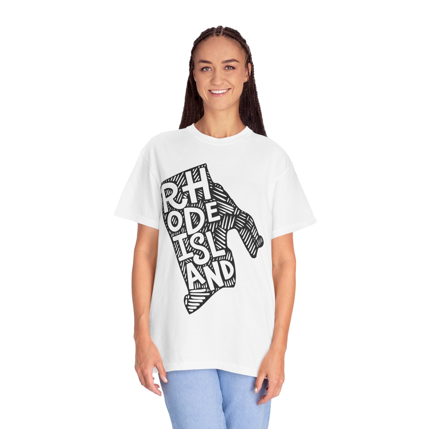 Rhode Island "Woodcut Series" T-Shirt - 14 Colors in 7 Sizes Available!