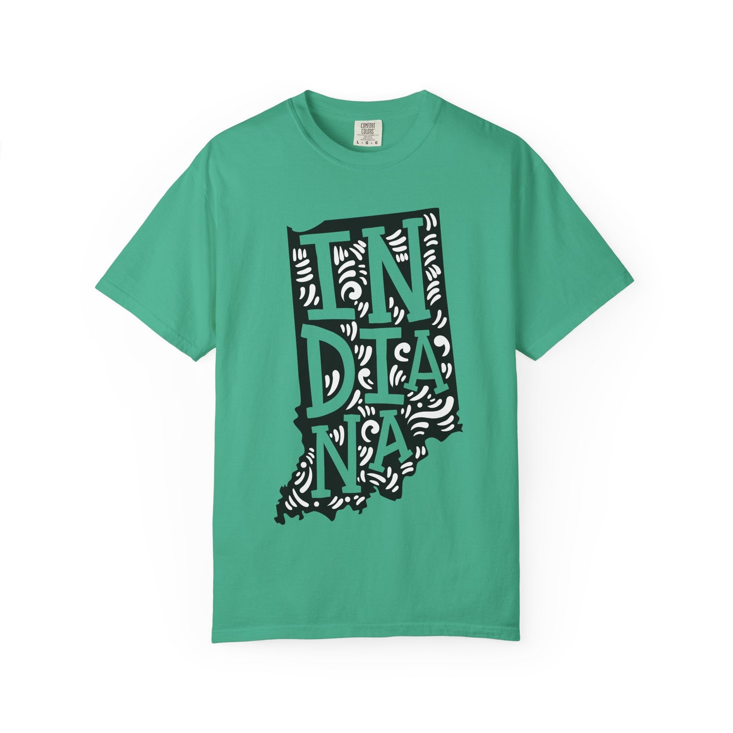 Indiana "Woodcut Series" T-Shirt - 14 Colors in 7 Sizes Available!