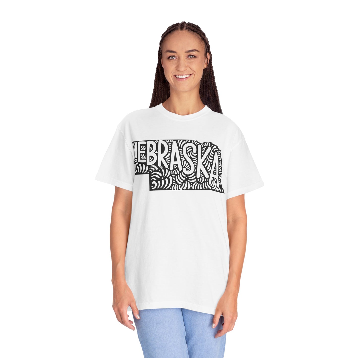 Nebraska "Woodcut Series" T-Shirt - 14 Colors in 7 Sizes Available!