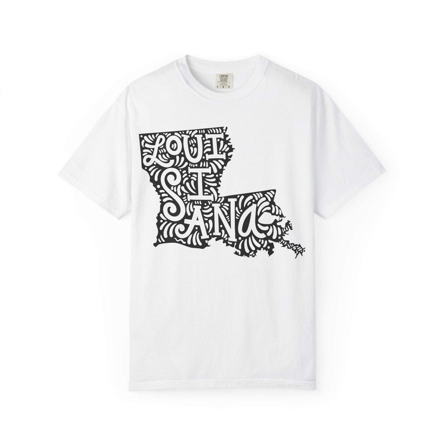 Louisiana "Woodcut Series" T-Shirt - 14 Colors in 7 Sizes Available!