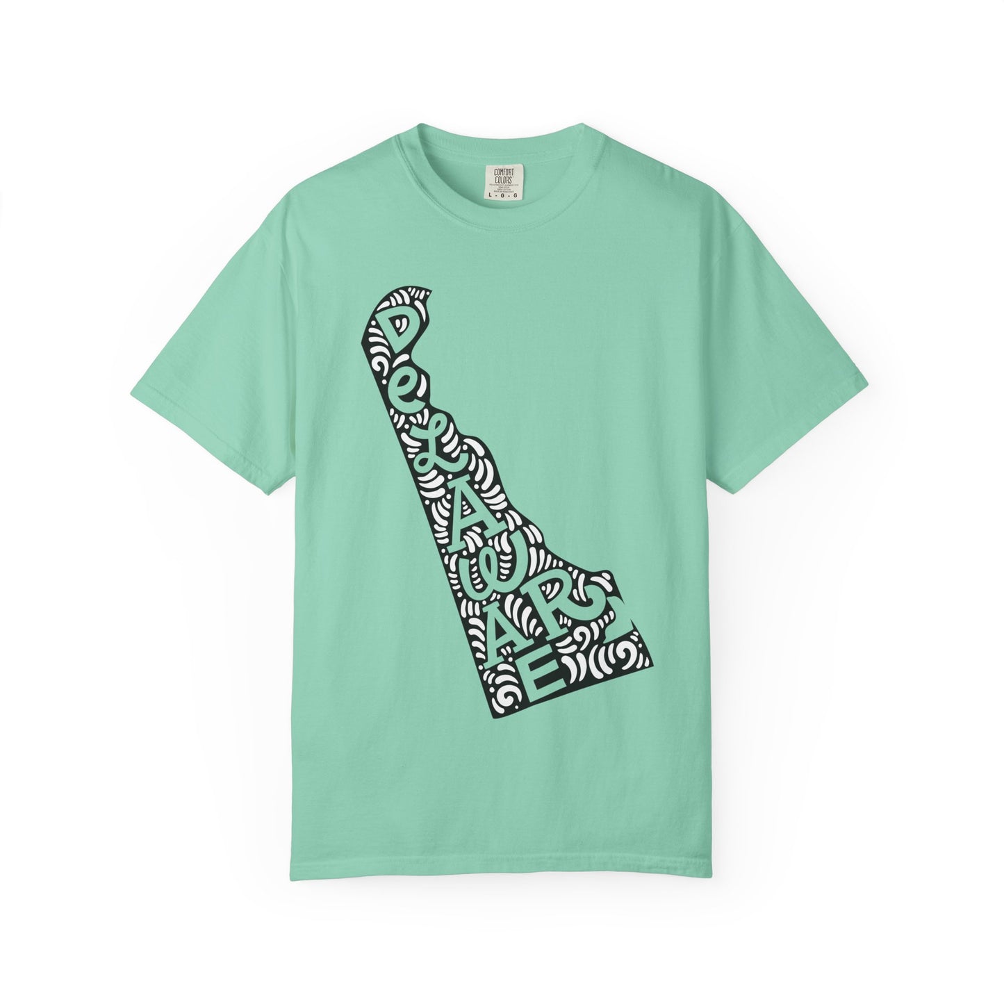 Delaware "Woodcut Series" T-Shirt - 14 Colors in 7 Sizes Available!