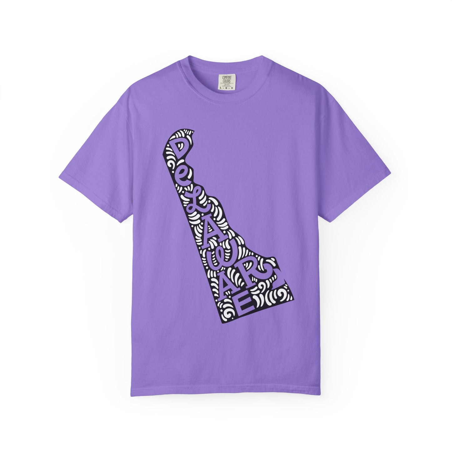Delaware "Woodcut Series" T-Shirt - 14 Colors in 7 Sizes Available!