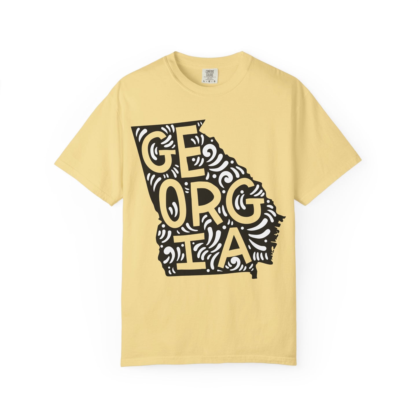 Georgia "Woodcut Series" T-Shirt - 14 Colors in 7 Sizes Available!