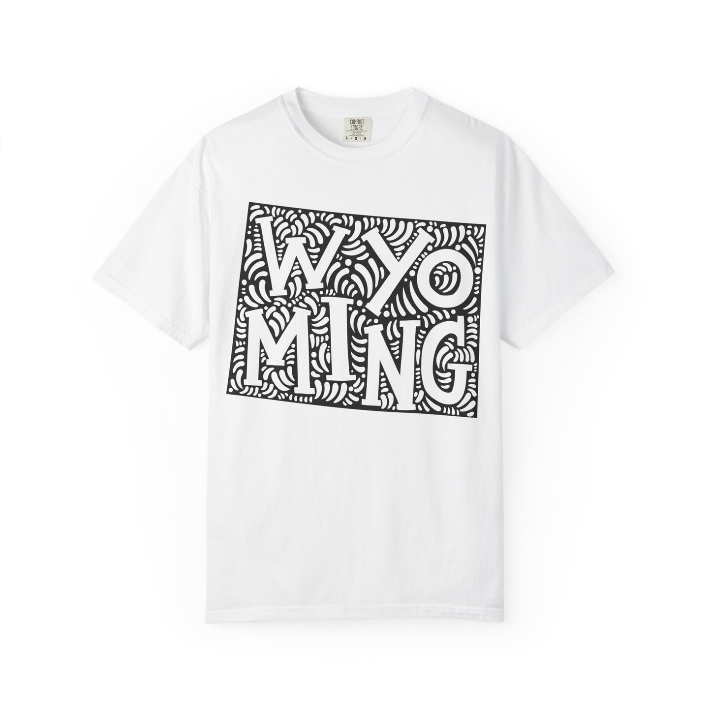 Wyoming "Woodcut Series" T-Shirt - 14 Colors in 7 Sizes Available!