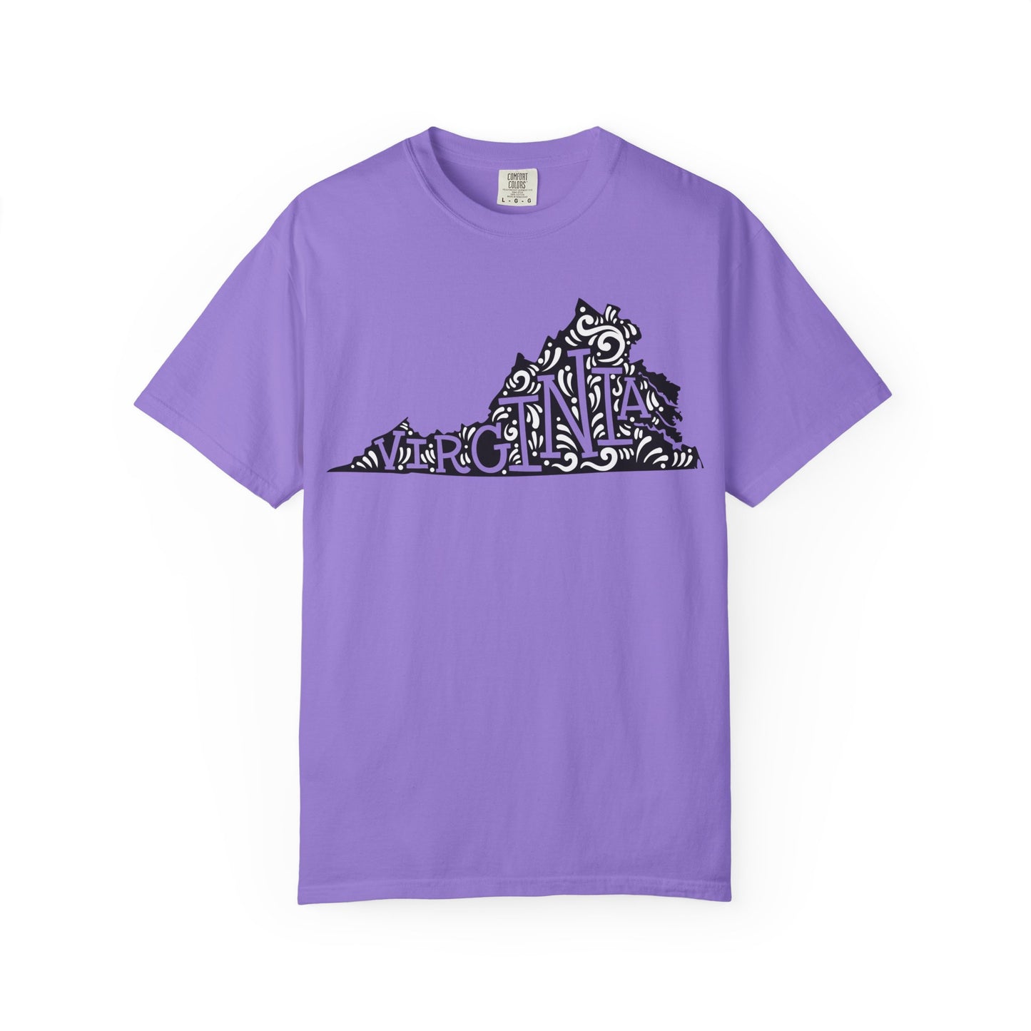 Virginia "Woodcut Series" T-Shirt - 14 Colors in 7 Sizes Available!