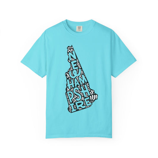 New Hampshire "Woodcut Series" T-Shirt - 14 Colors in 7 Sizes Available!