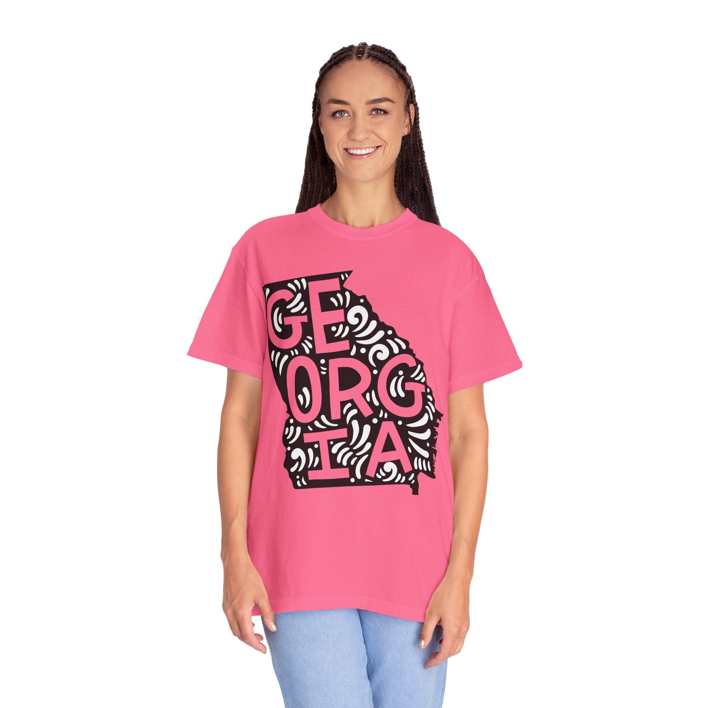 Georgia "Woodcut Series" T-Shirt - 14 Colors in 7 Sizes Available!
