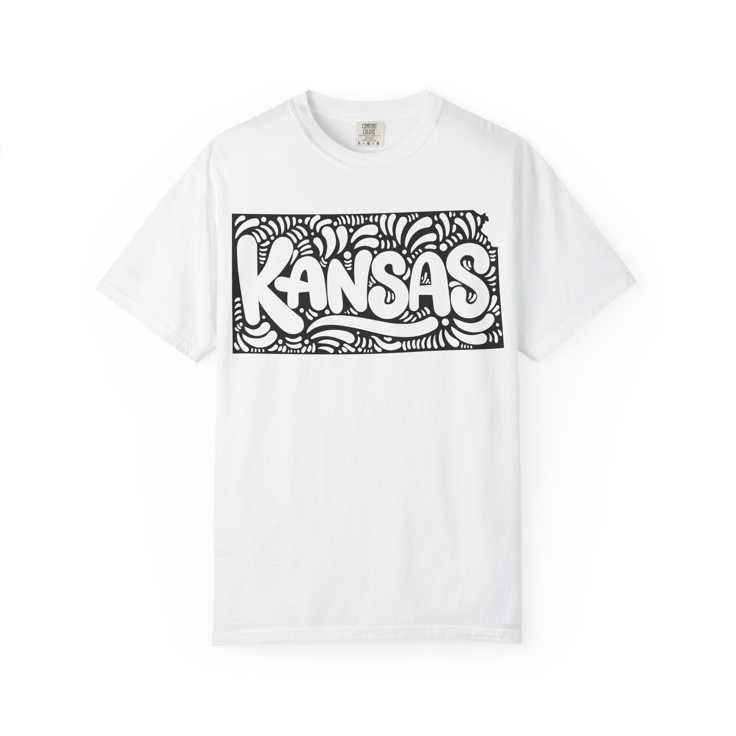 Kansas "Woodcut Series" T-Shirt - 14 Colors in 7 Sizes Available!