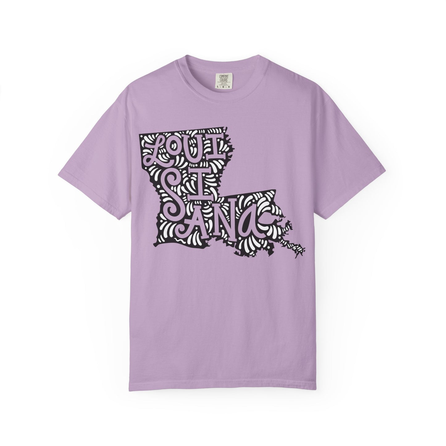 Louisiana "Woodcut Series" T-Shirt - 14 Colors in 7 Sizes Available!