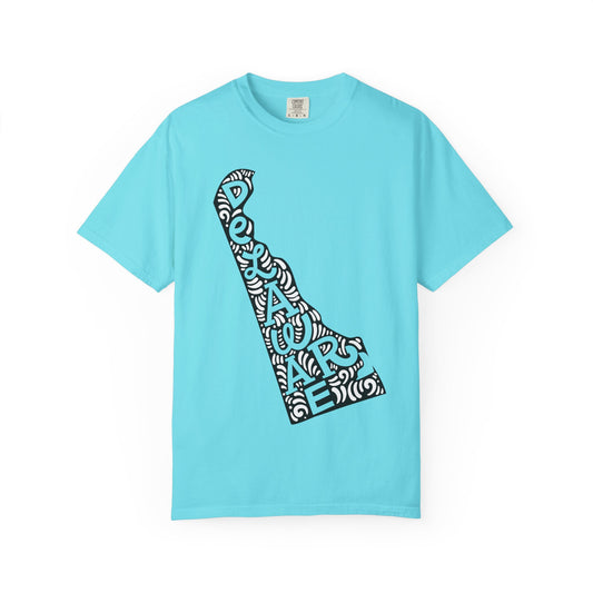 Delaware "Woodcut Series" T-Shirt - 14 Colors in 7 Sizes Available!
