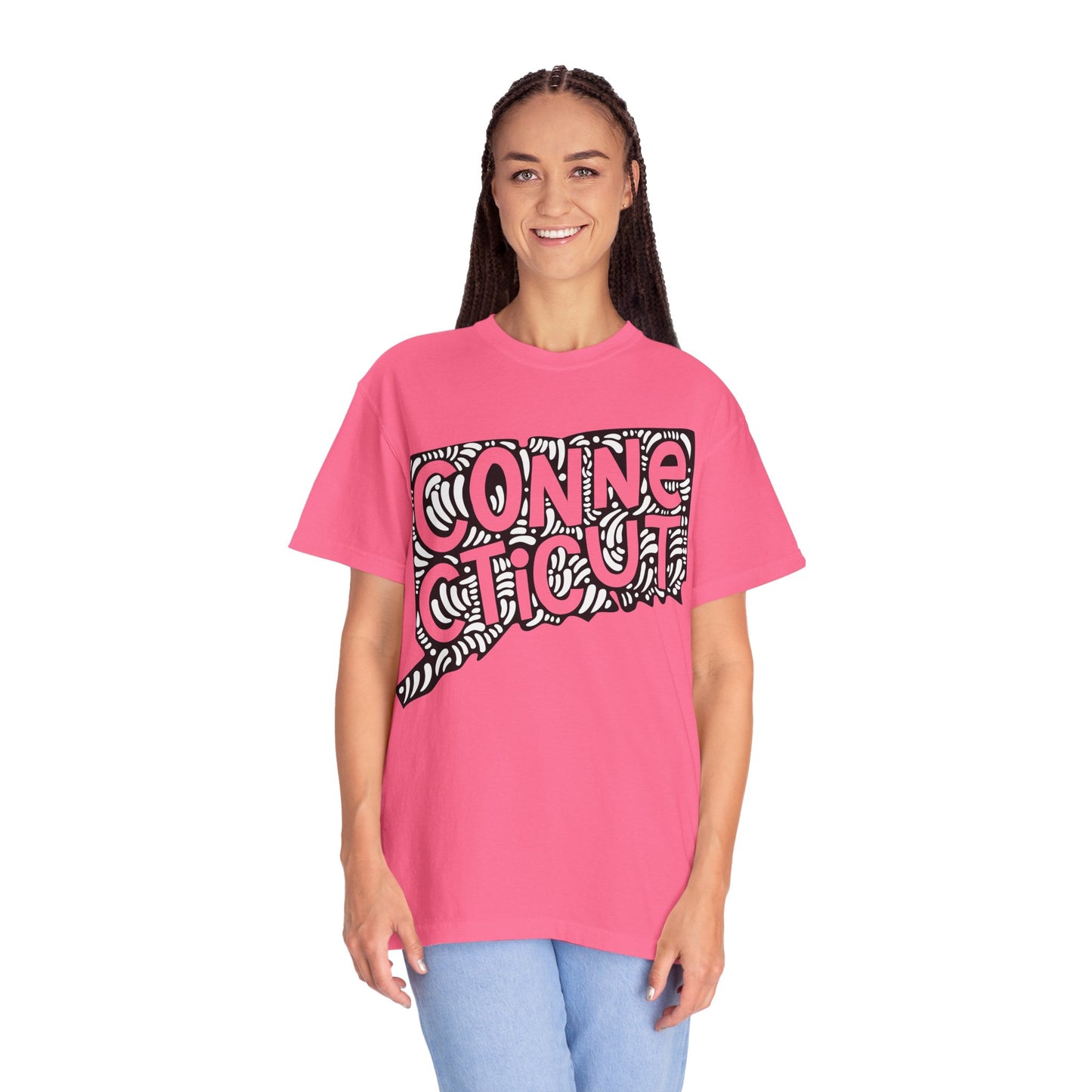 Connecticut "Woodcut Series" T-Shirt - 14 Colors in 7 Sizes Available!