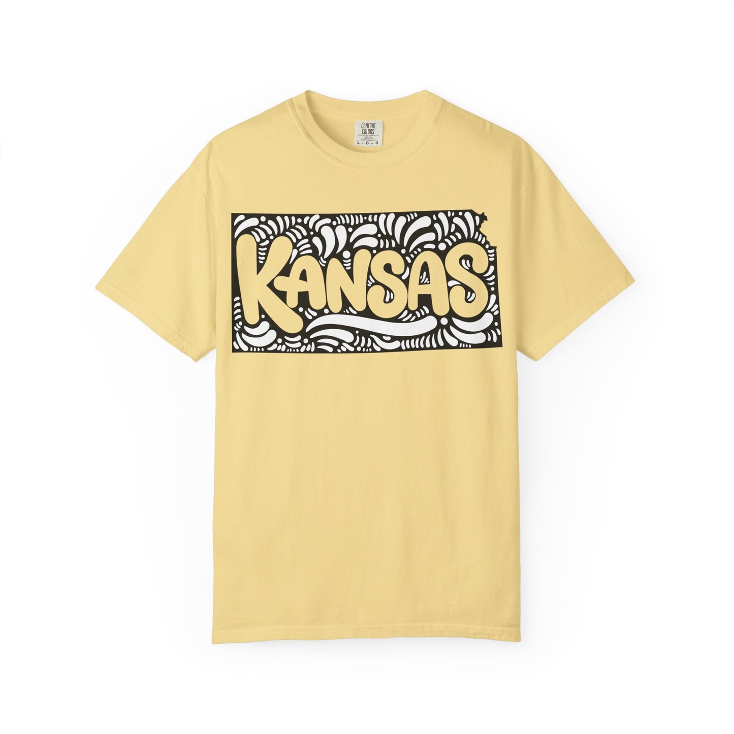 Kansas "Woodcut Series" T-Shirt - 14 Colors in 7 Sizes Available!