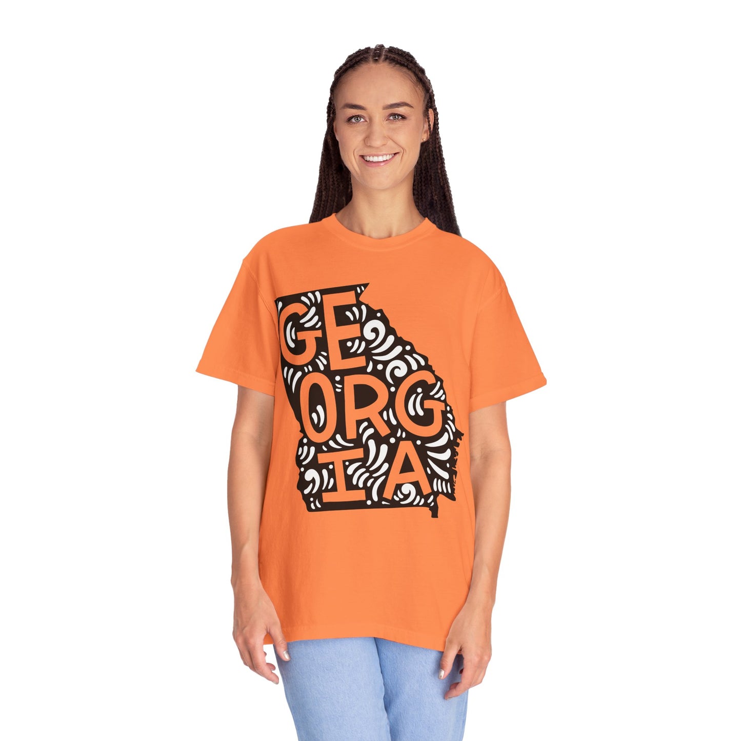 Georgia "Woodcut Series" T-Shirt - 14 Colors in 7 Sizes Available!