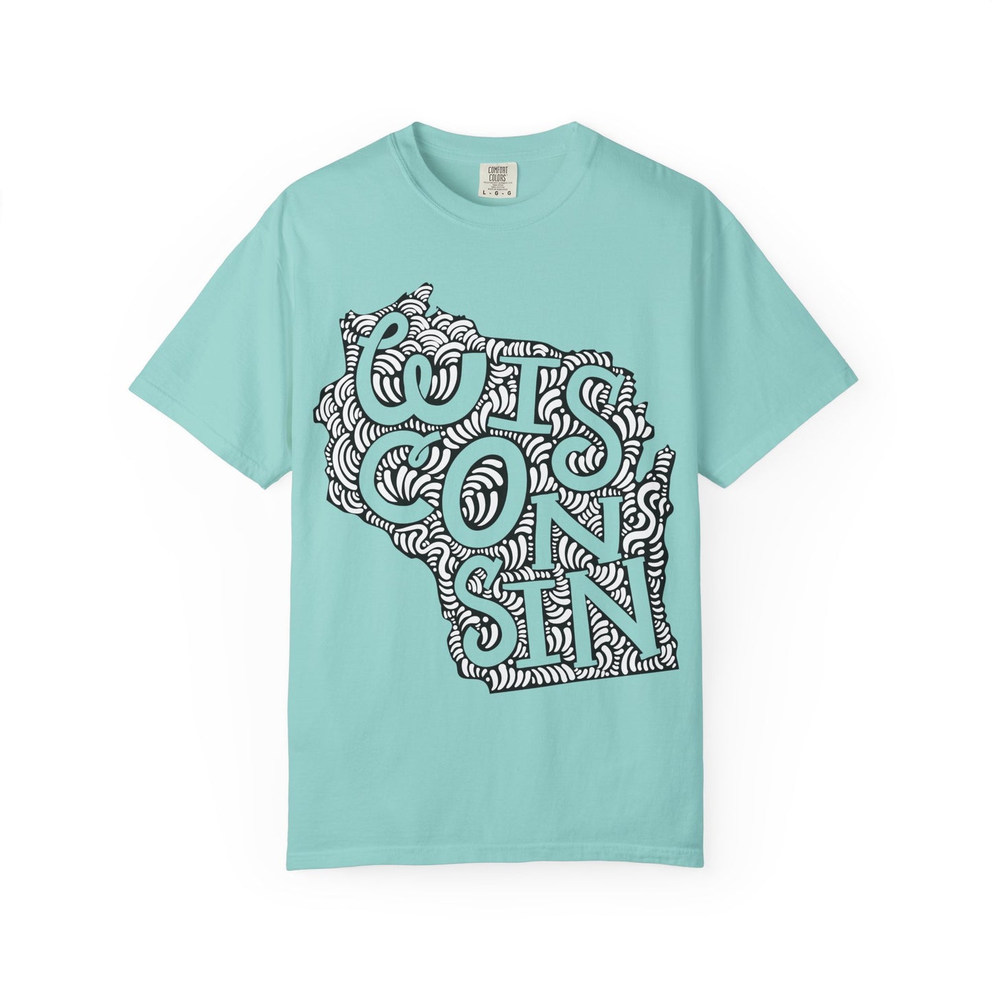 Wisconsin "Woodcut Series" T-Shirt - 14 Colors in 7 Sizes Available!