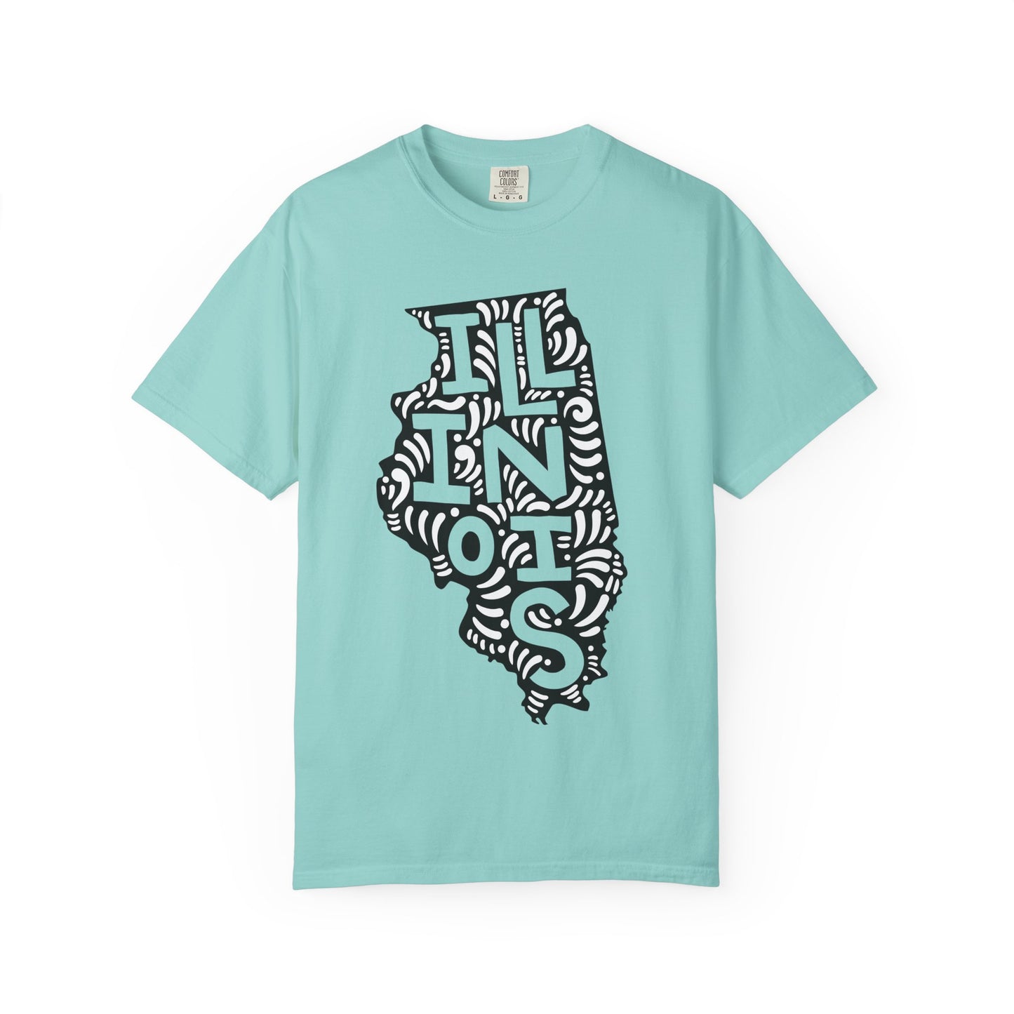 Illinois "Woodcut Series" T-Shirt - 14 Colors in 7 Sizes Available!