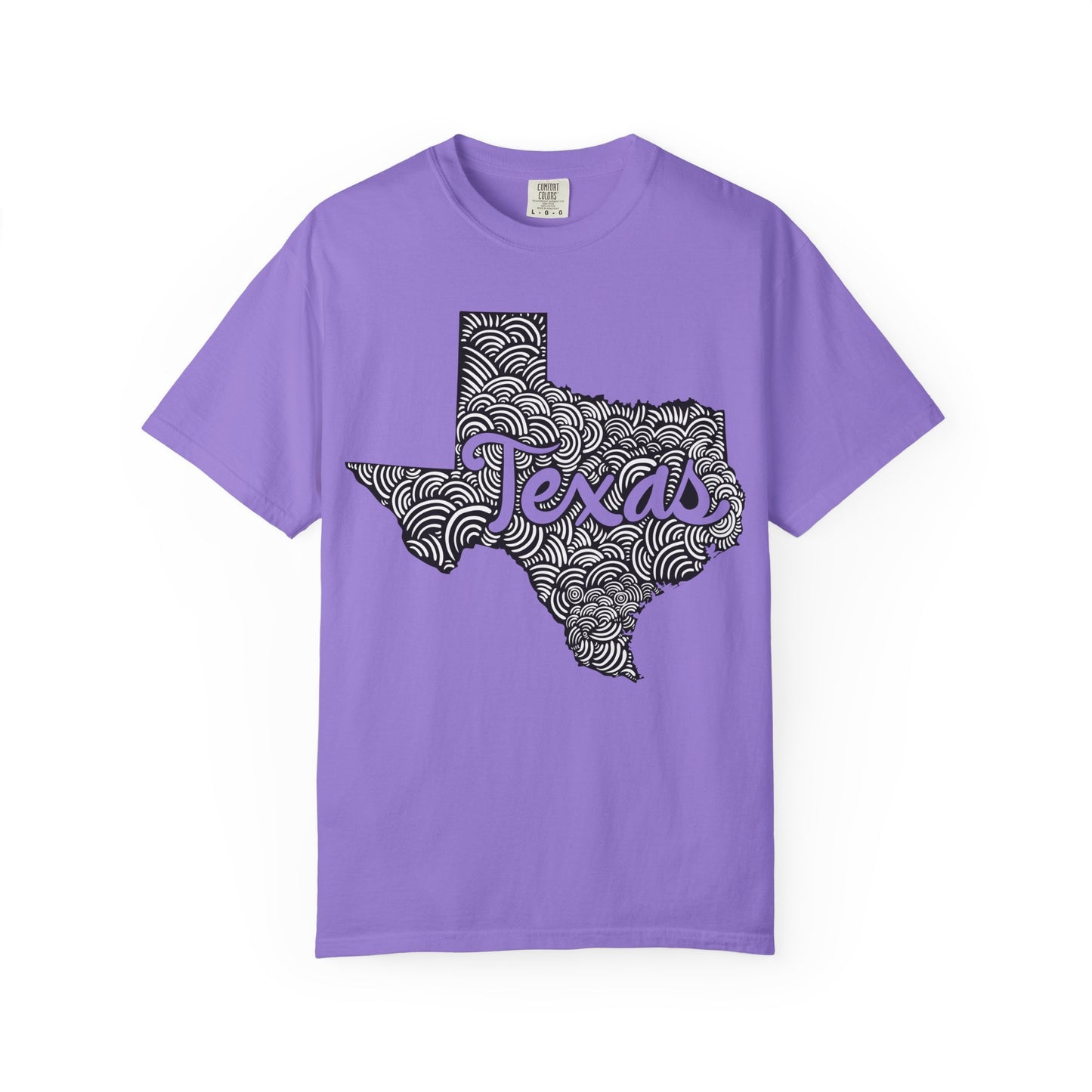 Texas "Woodcut Series" T-Shirt - 14 Colors in 7 Sizes Available!