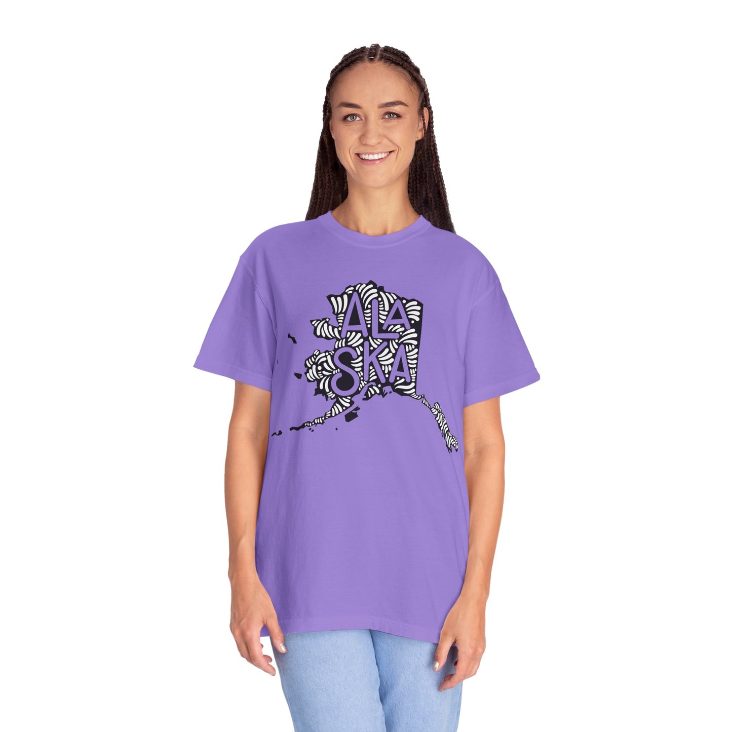 Alaska "Woodcut Series" T-Shirt - 14 Colors in 7 Sizes Available!