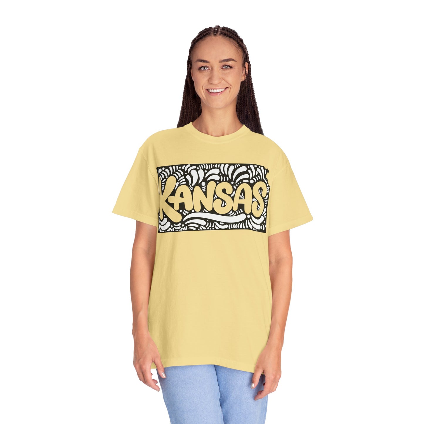 Kansas "Woodcut Series" T-Shirt - 14 Colors in 7 Sizes Available!