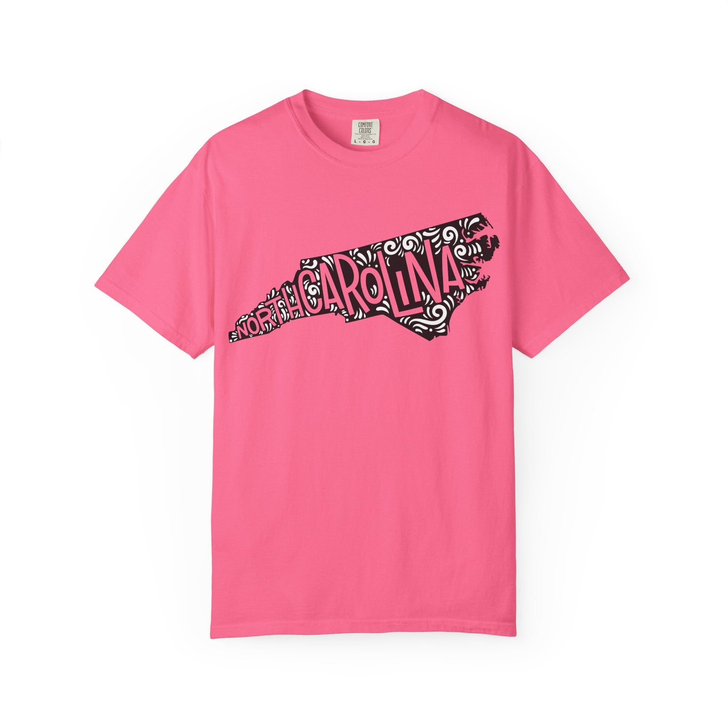 North Carolina "Woodcut Series" T-Shirt - 14 Colors in 7 Sizes Available!